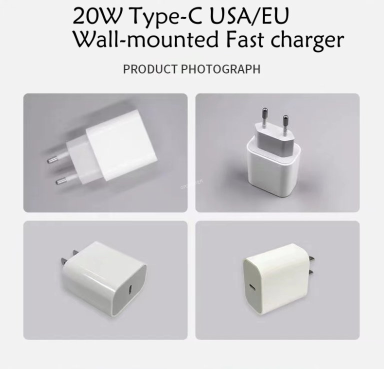 One port type C 18W fast charger