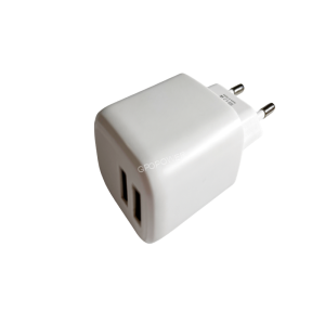 5V2.4A Dual USB Europe Wall-mounted Charger