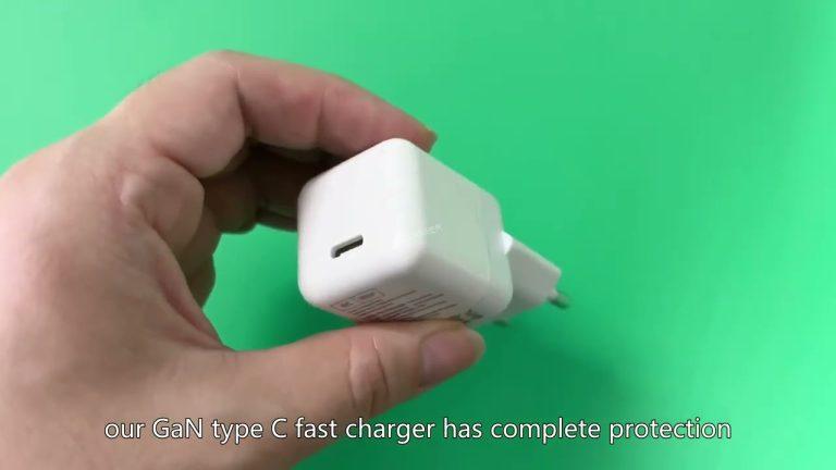 GaN Fast Charger Europe AC Plug Type C replace for Apple Laptop Charger, China the best factory（GaN）