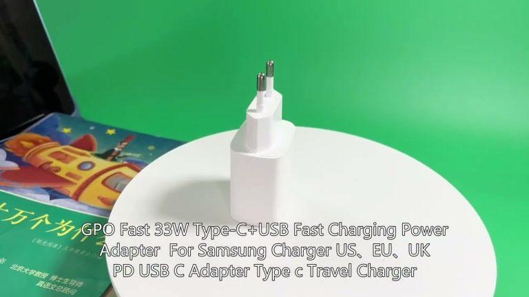GPO 33W type-c PD3.0 quick charger for phone mobile notebook laptop, China the best quick charger fa